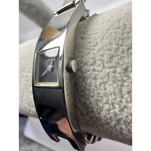 Guess G95187L Ladies Hidden Watch New Battery 13MM 7.25" Silver Tone A13 - Picture 6 of 13